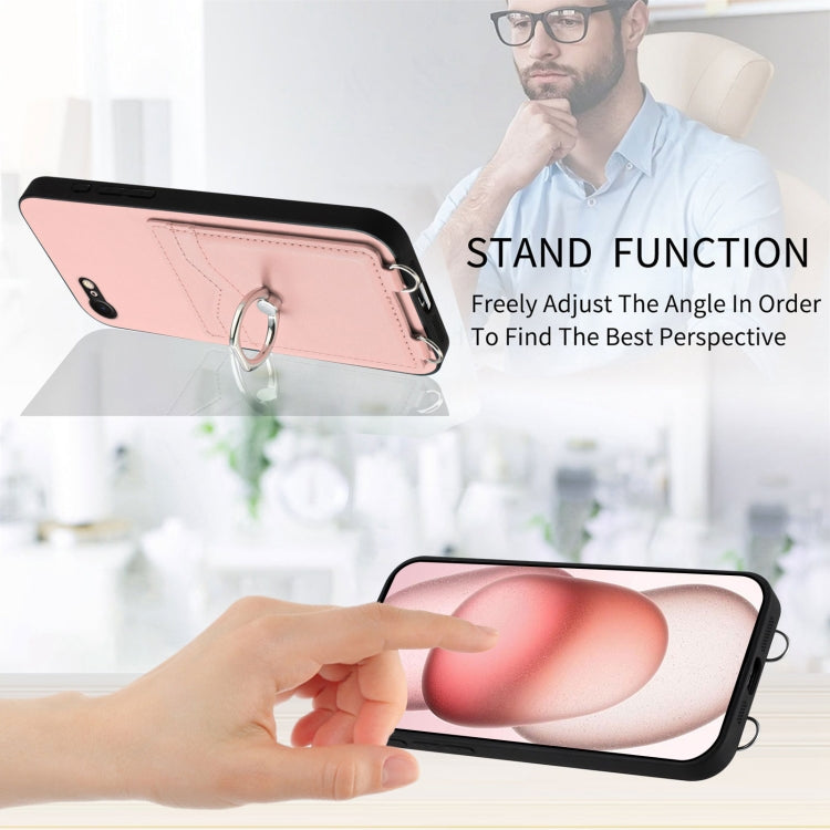 Custodia per cellulare con porta carte ad anello R20, For iPhone SE 2022 / SE 2020 / 8, For iPhone 13 Pro Max, For iPhone 13 Pro, For iPhone 13