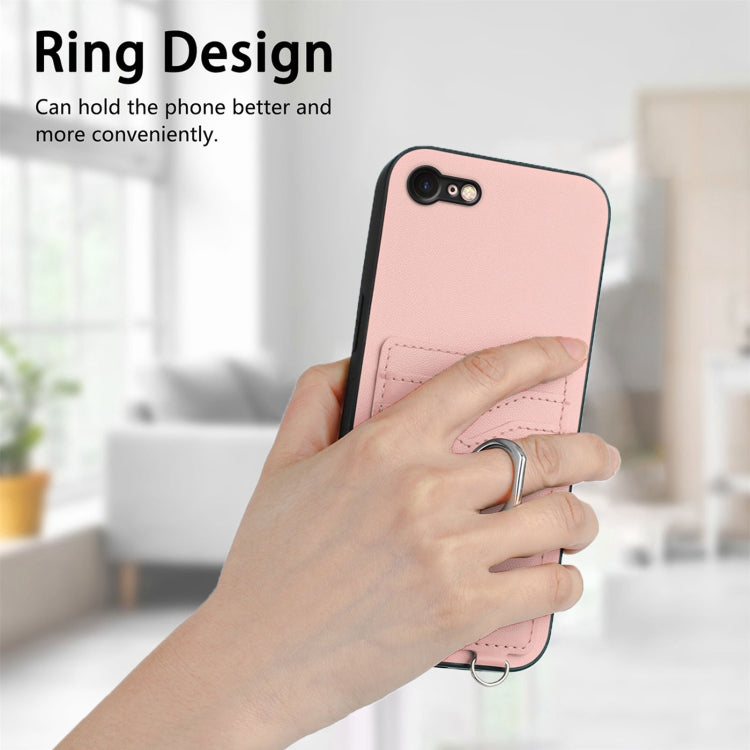 Custodia per cellulare con porta carte ad anello R20, For iPhone SE 2022 / SE 2020 / 8, For iPhone 13 Pro Max, For iPhone 13 Pro, For iPhone 13