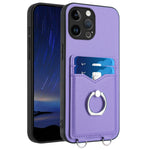 Custodia per cellulare con porta carte ad anello R20, For iPhone SE 2022 / SE 2020 / 8, For iPhone 13 Pro Max, For iPhone 13 Pro, For iPhone 13
