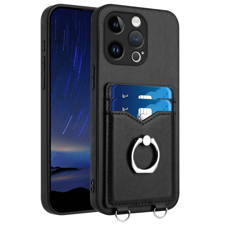 Custodia per cellulare con porta carte ad anello R20, For iPhone SE 2022 / SE 2020 / 8, For iPhone 13 Pro Max, For iPhone 13 Pro, For iPhone 13