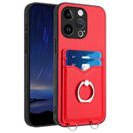 Custodia per cellulare con porta carte ad anello R20, For iPhone SE 2022 / SE 2020 / 8, For iPhone 13 Pro Max, For iPhone 13 Pro, For iPhone 13