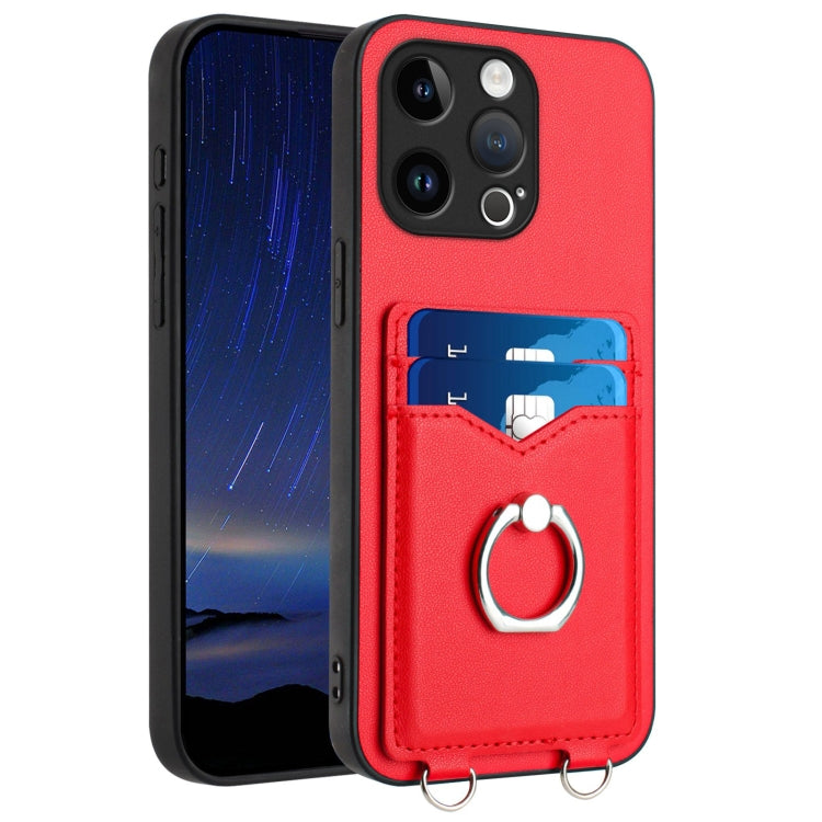 Custodia per cellulare con porta carte ad anello R20, For iPhone SE 2022 / SE 2020 / 8, For iPhone 13 Pro Max, For iPhone 13 Pro, For iPhone 13