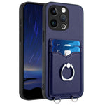 Custodia per cellulare con porta carte ad anello R20, For iPhone SE 2022 / SE 2020 / 8, For iPhone 13 Pro Max, For iPhone 13 Pro, For iPhone 13