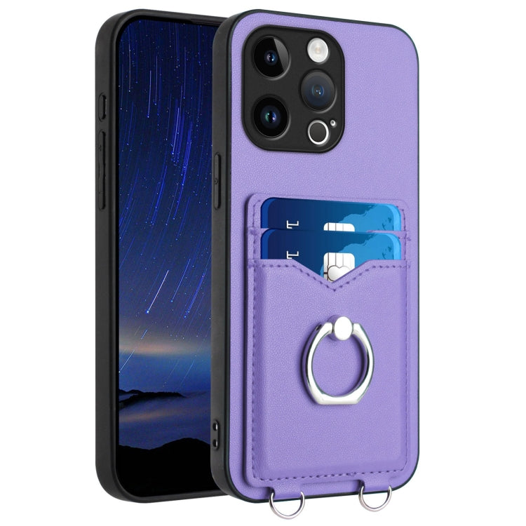 Custodia per cellulare con porta carte ad anello R20, For iPhone SE 2022 / SE 2020 / 8, For iPhone 13 Pro Max, For iPhone 13 Pro, For iPhone 13