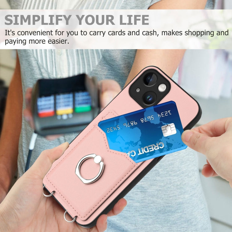 Custodia per cellulare con porta carte ad anello R20, For iPhone 13 mini, For iPhone 12, For iPhone 12 Pro Max, For iPhone 12 Pro
