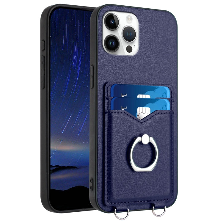 Custodia per cellulare con porta carte ad anello R20, For iPhone 13 mini, For iPhone 12, For iPhone 12 Pro Max, For iPhone 12 Pro