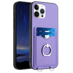 Custodia per cellulare con porta carte ad anello R20, For iPhone 13 mini, For iPhone 12, For iPhone 12 Pro Max, For iPhone 12 Pro