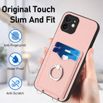 Custodia per cellulare con porta carte ad anello R20, For iPhone 12 mini, For iPhone 11 Pro Max, For iPhone 11, For iPhone 11 Pro