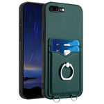 Custodia per cellulare con porta carte ad anello R20, For iPhone XS / X, For iPhone XR, For iPhone XS Max, For iPhone 8 Plus / 7 Plus