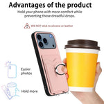 Custodia per cellulare con porta carte ad anello R20, For iPhone 17 Pro Max, For iPhone 17 Pro, For iPhone 17, For iPhone Air