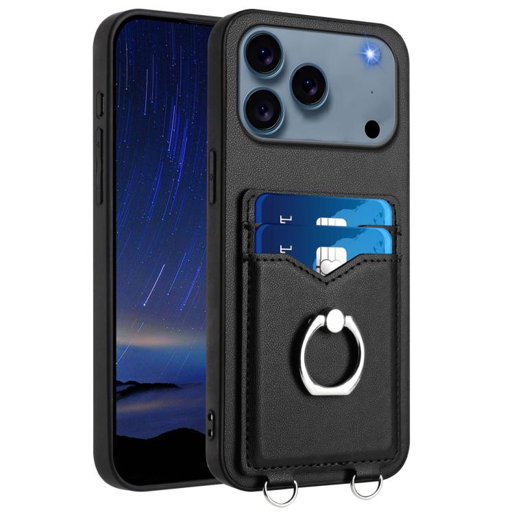 Custodia per cellulare con porta carte ad anello R20, For iPhone 17 Pro Max, For iPhone 17 Pro, For iPhone 17, For iPhone Air