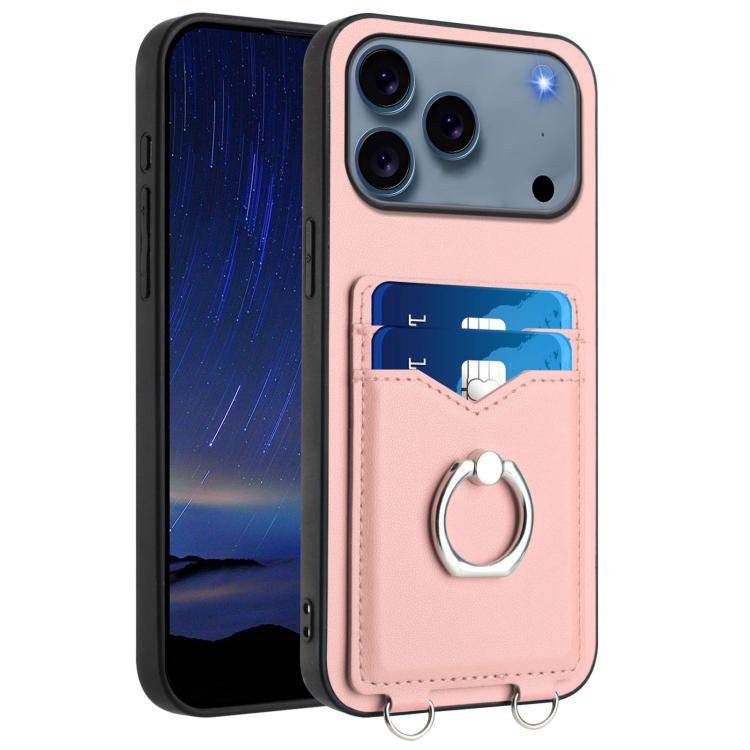 Custodia per cellulare con porta carte ad anello R20, For iPhone 17 Pro Max, For iPhone 17 Pro, For iPhone 17, For iPhone Air