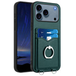 Custodia per cellulare con porta carte ad anello R20, For iPhone 17 Pro Max, For iPhone 17 Pro, For iPhone 17, For iPhone Air