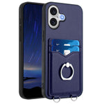 Custodia per cellulare con porta carte ad anello R20, For iPhone 17 Pro Max, For iPhone 17 Pro, For iPhone 17, For iPhone Air
