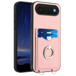 Custodia per cellulare con porta carte ad anello R20, For iPhone 17 Pro Max, For iPhone 17 Pro, For iPhone 17, For iPhone Air