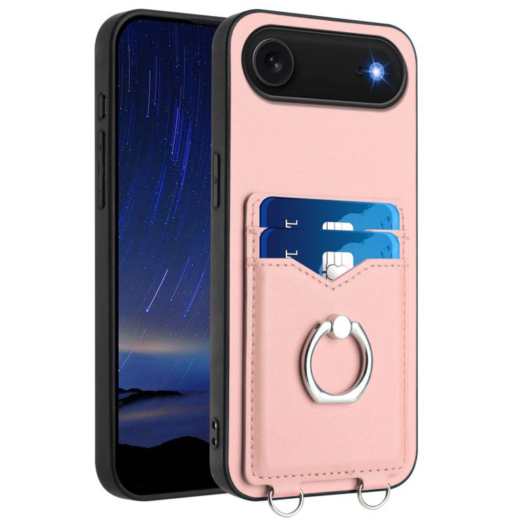 Custodia per cellulare con porta carte ad anello R20, For iPhone 17 Pro Max, For iPhone 17 Pro, For iPhone 17, For iPhone Air