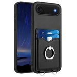 Custodia per cellulare con porta carte ad anello R20, For iPhone 17 Pro Max, For iPhone 17 Pro, For iPhone 17, For iPhone Air