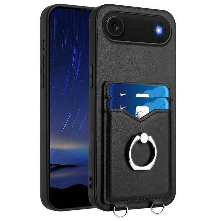 Custodia per cellulare con porta carte ad anello R20, For iPhone 17 Pro Max, For iPhone 17 Pro, For iPhone 17, For iPhone Air