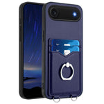 Custodia per cellulare con porta carte ad anello R20, For iPhone 17 Pro Max, For iPhone 17 Pro, For iPhone 17, For iPhone Air