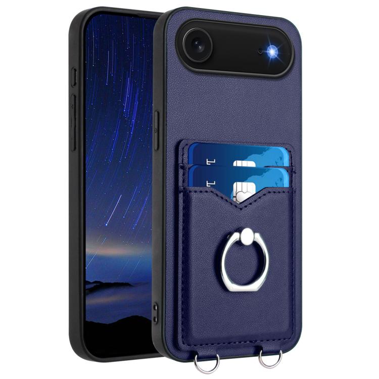 Custodia per cellulare con porta carte ad anello R20, For iPhone 17 Pro Max, For iPhone 17 Pro, For iPhone 17, For iPhone Air