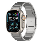 Cinturino per orologio in metallo titanio, For Apple Watch Series 10 46mm, For Apple Watch Series 10 42mm, For Apple Watch SE 2023 44mm, For Apple Watch SE 2023 40mm, For Apple Watch Ultra 2 49mm, For Apple Watch Series 9 45mm