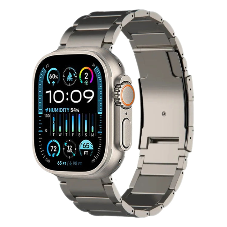 Cinturino per orologio in metallo titanio, For Apple Watch Series 10 46mm, For Apple Watch Series 10 42mm, For Apple Watch SE 2023 44mm, For Apple Watch SE 2023 40mm, For Apple Watch Ultra 2 49mm, For Apple Watch Series 9 45mm