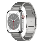 Cinturino per orologio in metallo titanio, For Apple Watch Series 9 41mm, For Apple Watch Ultra 49mm, For Apple Watch Series 8 41mm, For Apple Watch Series 8 45mm, For Apple Watch SE 2022 40mm, For Apple Watch SE 2022 44mm