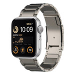 Cinturino per orologio in metallo titanio, For Apple Watch Series 9 41mm, For Apple Watch Ultra 49mm, For Apple Watch Series 8 41mm, For Apple Watch Series 8 45mm, For Apple Watch SE 2022 40mm, For Apple Watch SE 2022 44mm