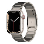 Cinturino per orologio in metallo titanio, For Apple Watch Series 7 41mm, For Apple Watch Series 7 45mm, For Apple Watch SE 40mm, For Apple Watch SE 44mm, For Apple Watch Series 6 40mm, For Apple Watch Series 6 44mm