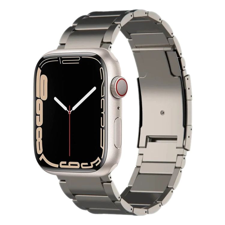 Cinturino per orologio in metallo titanio, For Apple Watch Series 7 41mm, For Apple Watch Series 7 45mm, For Apple Watch SE 40mm, For Apple Watch SE 44mm, For Apple Watch Series 6 40mm, For Apple Watch Series 6 44mm