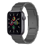 Cinturino per orologio in metallo titanio, For Apple Watch Series 7 41mm, For Apple Watch Series 7 45mm, For Apple Watch SE 40mm, For Apple Watch SE 44mm, For Apple Watch Series 6 40mm, For Apple Watch Series 6 44mm
