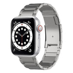 Cinturino per orologio in metallo titanio, For Apple Watch Series 7 41mm, For Apple Watch Series 7 45mm, For Apple Watch SE 40mm, For Apple Watch SE 44mm, For Apple Watch Series 6 40mm, For Apple Watch Series 6 44mm
