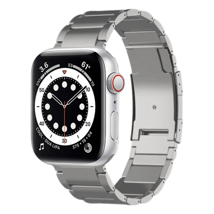 Cinturino per orologio in metallo titanio, For Apple Watch Series 7 41mm, For Apple Watch Series 7 45mm, For Apple Watch SE 40mm, For Apple Watch SE 44mm, For Apple Watch Series 6 40mm, For Apple Watch Series 6 44mm