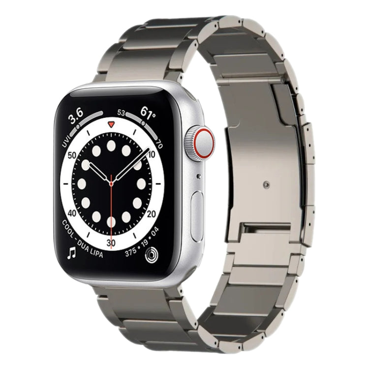 Cinturino per orologio in metallo titanio, For Apple Watch Series 7 41mm, For Apple Watch Series 7 45mm, For Apple Watch SE 40mm, For Apple Watch SE 44mm, For Apple Watch Series 6 40mm, For Apple Watch Series 6 44mm