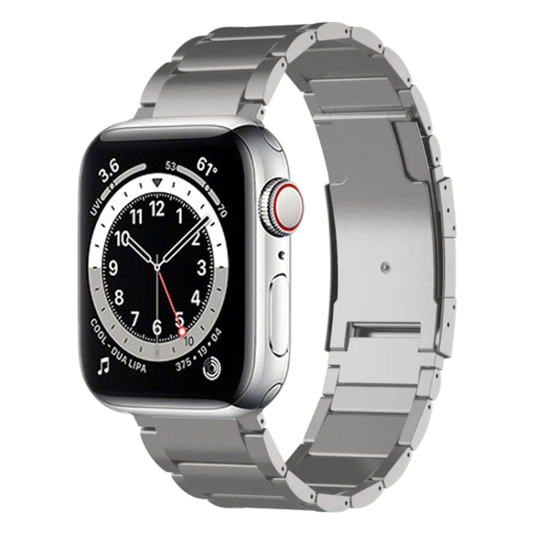 Cinturino per orologio in metallo titanio, For Apple Watch Series 7 41mm, For Apple Watch Series 7 45mm, For Apple Watch SE 40mm, For Apple Watch SE 44mm, For Apple Watch Series 6 40mm, For Apple Watch Series 6 44mm