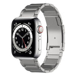 Cinturino per orologio in metallo titanio, For Apple Watch Series 7 41mm, For Apple Watch Series 7 45mm, For Apple Watch SE 40mm, For Apple Watch SE 44mm, For Apple Watch Series 6 40mm, For Apple Watch Series 6 44mm