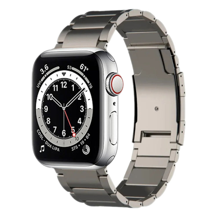 Cinturino per orologio in metallo titanio, For Apple Watch Series 7 41mm, For Apple Watch Series 7 45mm, For Apple Watch SE 40mm, For Apple Watch SE 44mm, For Apple Watch Series 6 40mm, For Apple Watch Series 6 44mm