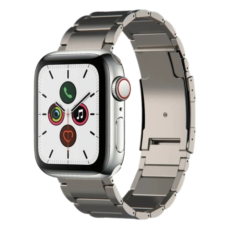 Cinturino per orologio in metallo titanio, For Apple Watch Series 5 44mm, For Apple Watch Series 5 40mm, For Apple Watch Series 4 44mm, For Apple Watch Series 4 40mm, For Apple Watch Series 3 38mm, For Apple Watch Series 3 42mm