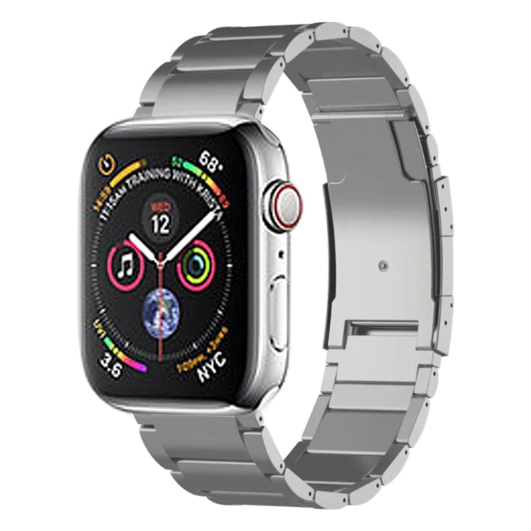 Cinturino per orologio in metallo titanio, For Apple Watch Series 5 44mm, For Apple Watch Series 5 40mm, For Apple Watch Series 4 44mm, For Apple Watch Series 4 40mm, For Apple Watch Series 3 38mm, For Apple Watch Series 3 42mm