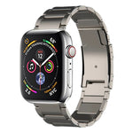 Cinturino per orologio in metallo titanio, For Apple Watch Series 5 44mm, For Apple Watch Series 5 40mm, For Apple Watch Series 4 44mm, For Apple Watch Series 4 40mm, For Apple Watch Series 3 38mm, For Apple Watch Series 3 42mm
