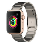 Cinturino per orologio in metallo titanio, For Apple Watch Series 5 44mm, For Apple Watch Series 5 40mm, For Apple Watch Series 4 44mm, For Apple Watch Series 4 40mm, For Apple Watch Series 3 38mm, For Apple Watch Series 3 42mm