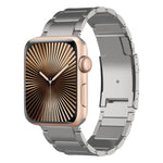 Cinturino per orologio in metallo titanio, For Apple Watch Series 10 46mm, For Apple Watch Series 10 42mm, For Apple Watch SE 2023 44mm, For Apple Watch SE 2023 40mm, For Apple Watch Ultra 2 49mm, For Apple Watch Series 9 45mm