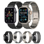 Cinturino per orologio in metallo titanio, For Apple Watch Series 7 41mm, For Apple Watch Series 7 45mm, For Apple Watch SE 40mm, For Apple Watch SE 44mm, For Apple Watch Series 6 40mm, For Apple Watch Series 6 44mm