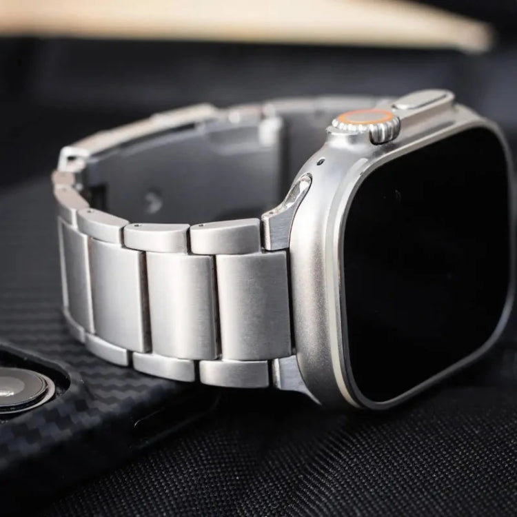 Cinturino per orologio in metallo titanio, For Apple Watch Series 5 44mm, For Apple Watch Series 5 40mm, For Apple Watch Series 4 44mm, For Apple Watch Series 4 40mm, For Apple Watch Series 3 38mm, For Apple Watch Series 3 42mm