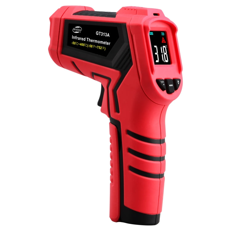 Termometro a infrarossi con display LCD BENETECH GT313A, batteria non inclusa, GT313A