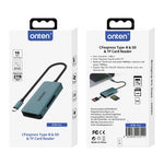 Onten C11 Lettore schede 3 in 1 USB-C CF, SD, TF