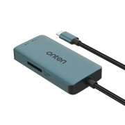 Lettore di schede Onten C12 3 in 1 da USB-C / Type-C a CFepress Type-A e SD e TF, C12