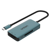 Onten C13 Lettore di schede 3 in 1 da USB-C/Tipo-C a XQD e SD e TF, C13