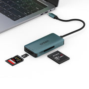 Onten C13 Lettore di schede 3 in 1 da USB-C/Tipo-C a XQD e SD e TF, C13
