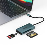 Onten C15 Lettore di schede 3 in 1 da USB-C/Tipo-C a CFast 2.0 e SD e TF, C15